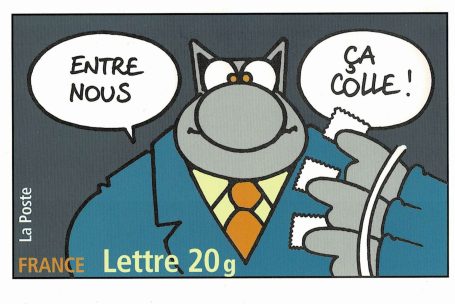 Image : entre nous ça colle de Geluck